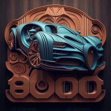 3D мадэль Bugatti Divo (STL)